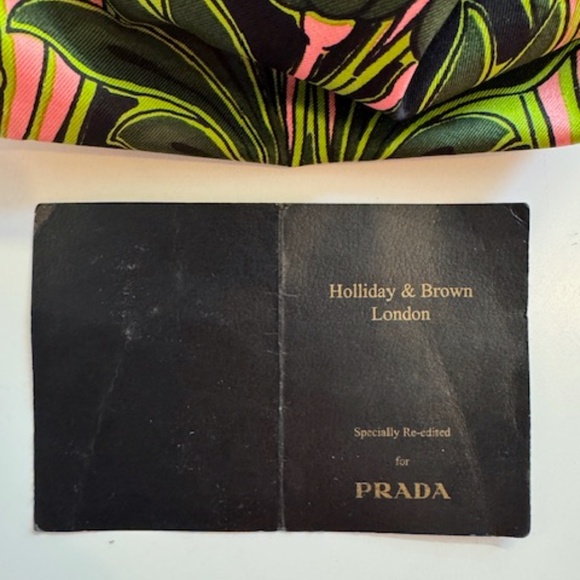 2003 PRADA Bag Wristlet with Limited Edition Print (Holliday & Brown LONDON) - Picture 6 of 16